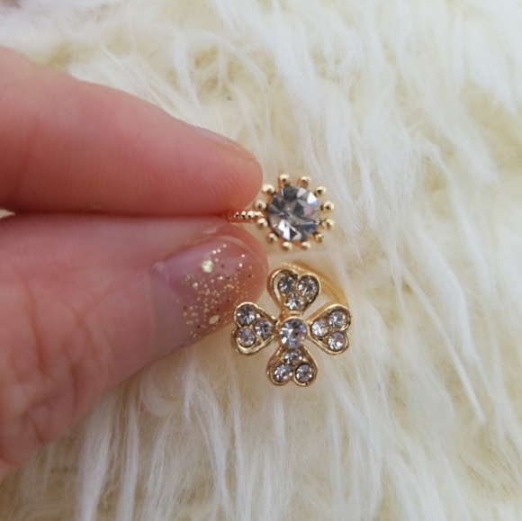 Four leaf Clover adjustable midi ring - Picture 4 of 4